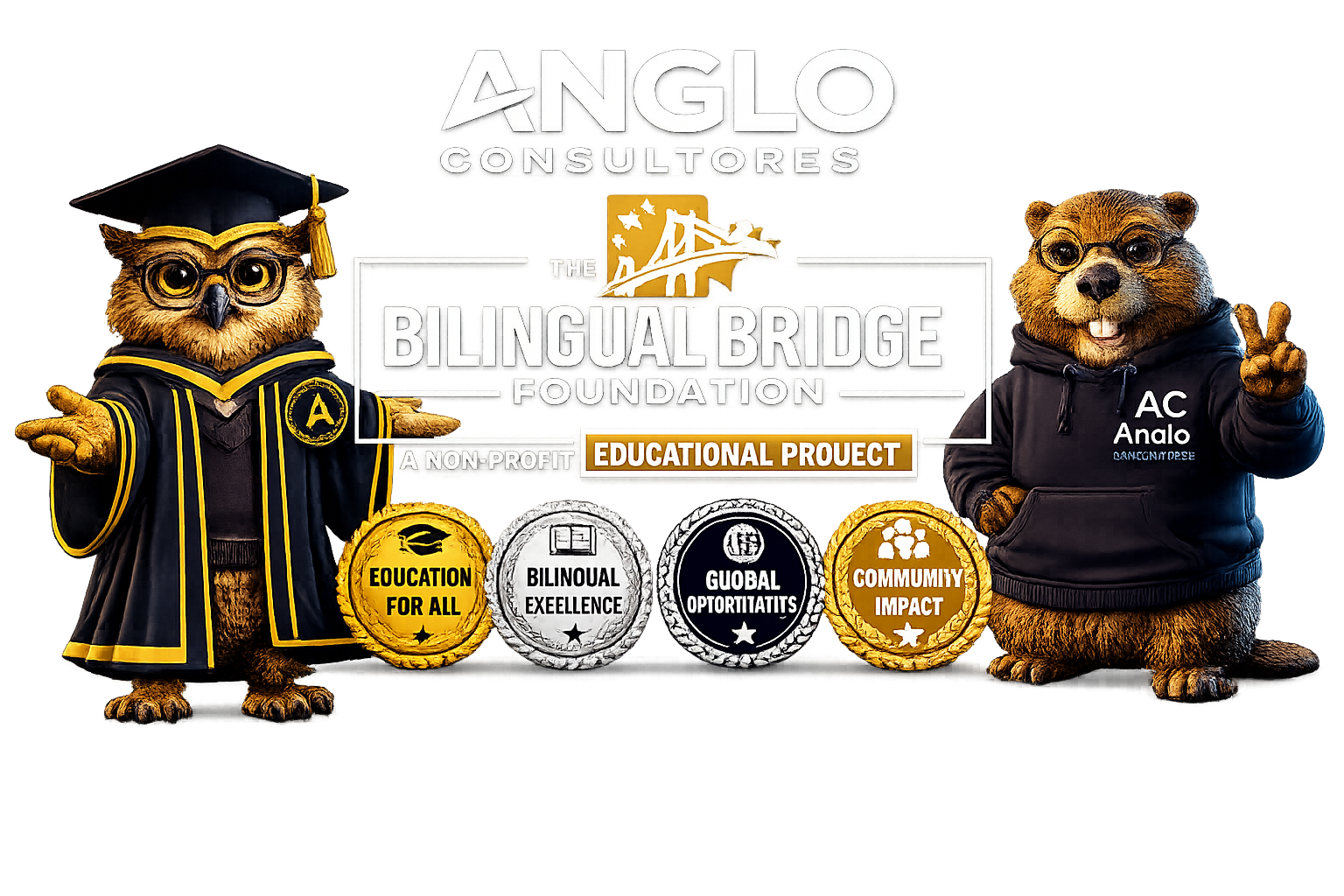 Bilingual Bridge Foundation con mascotas Anglo